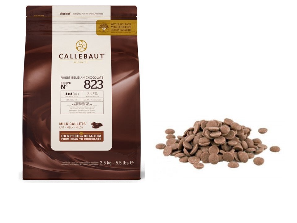 Callebaut Milk Chocolate Callets 33% 823