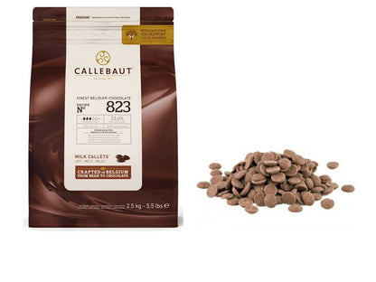 Callebaut Milk Chocolate Callets 33% 823