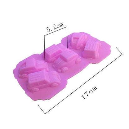 6 Cavity Cars Silicon Mold