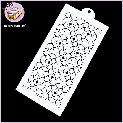 Floral Shape Cake Stencils