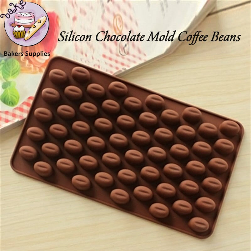 SILICON CHOCOLATE MOLD COFFEE BEANS
