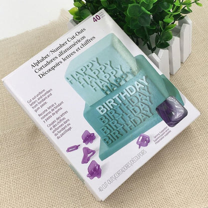 40pcs Upper Alphabet Capital Letters Number Cutter