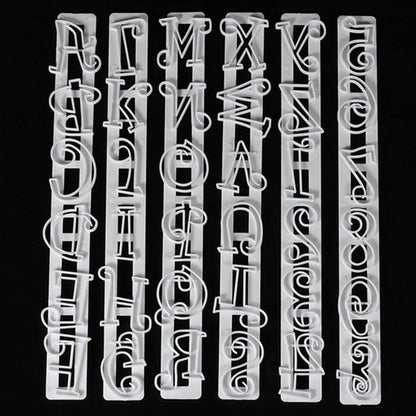 Funky Alphabet and Number Cutter Set