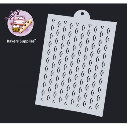 Wavy Cake Stencils