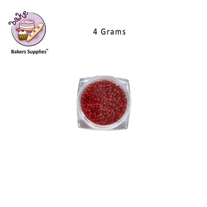 2mm Carmine Red Balls Pearls Sprinkles
