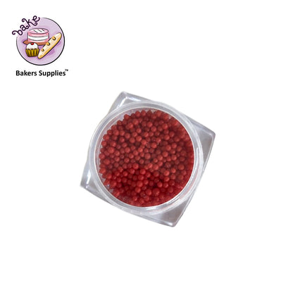 2mm Carmine Red Balls Pearls Sprinkles
