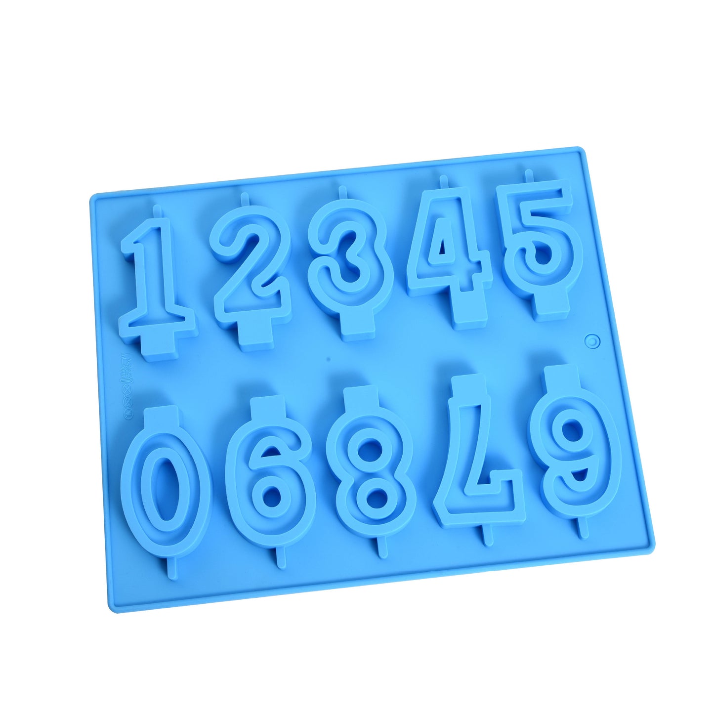 Number Candle Candy Silicon Mold