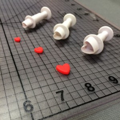 Heart Plunger Set (3 Pcs)