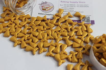 Golden Mermaid Tail Sprinkles Confetti