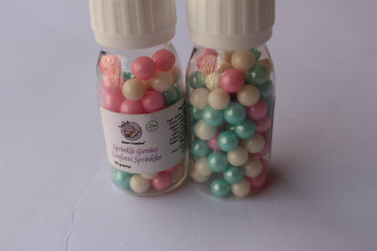 7mm Blue White Pink Balls Pearls Sprinkles