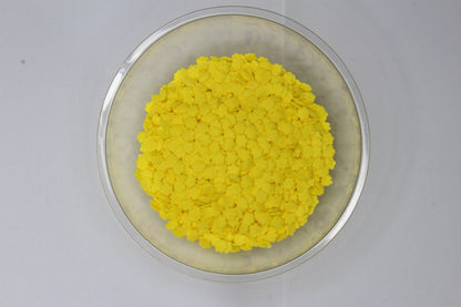4mm Solid Yellow Flower Sprinkle Confetti