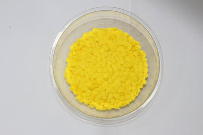 4mm Solid Yellow Flower Sprinkle Confetti