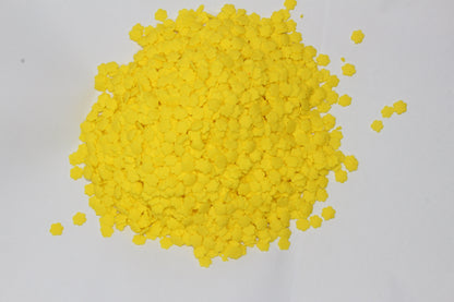 4mm Solid Yellow Flower Sprinkle Confetti