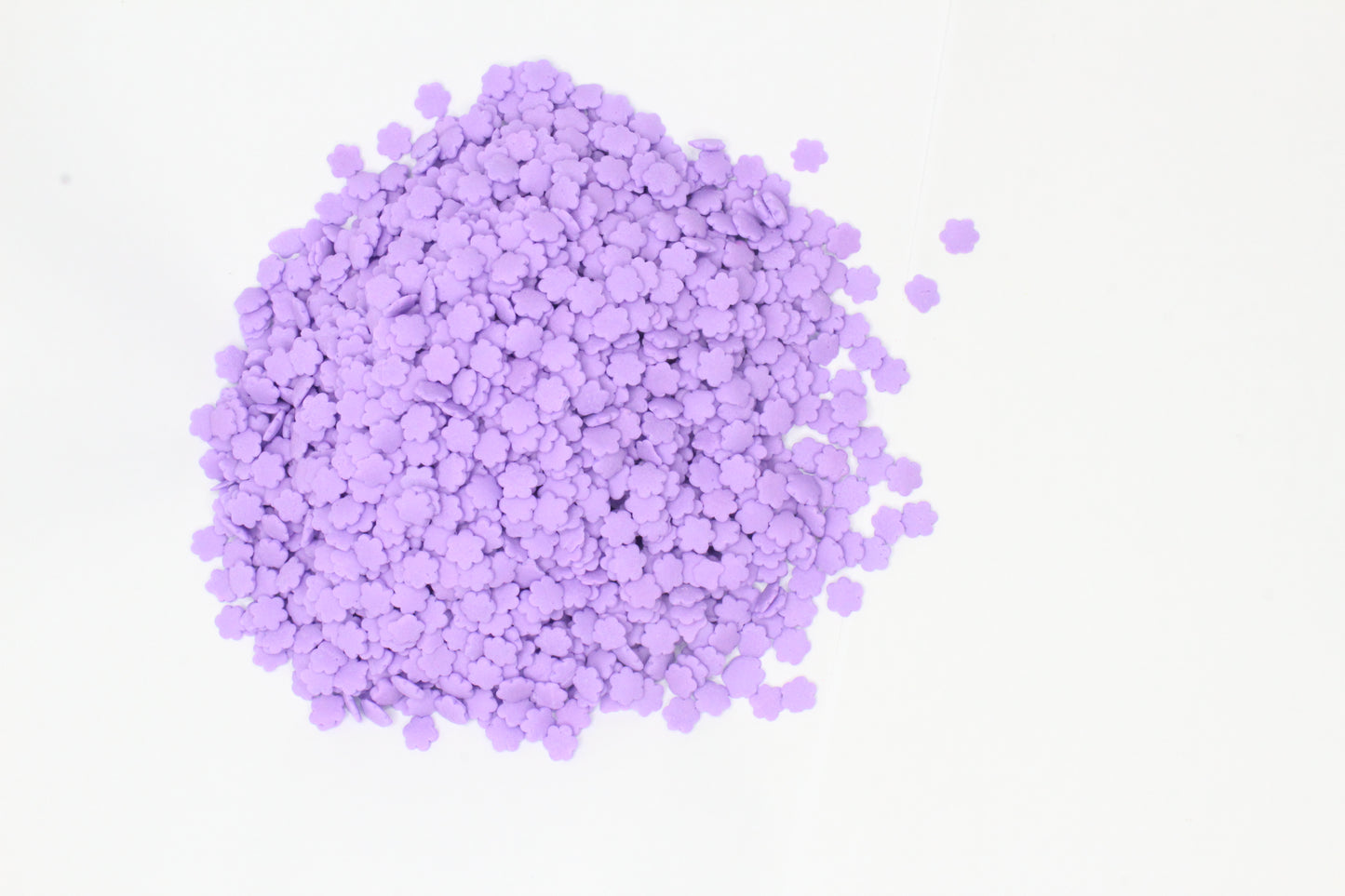 4mm Solid Purple Flower Sprinkle Confetti