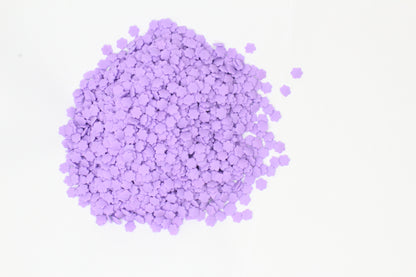 4mm Solid Purple Flower Sprinkle Confetti