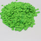 4mm Solid Green Flower Sprinkle Confetti