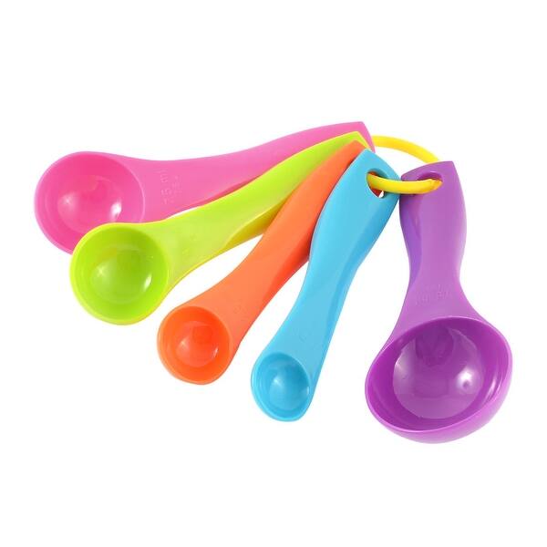 5pcs Multi Color Spoon Set – Bakers Supplies