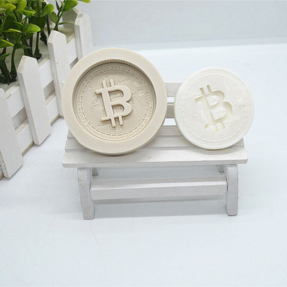 BITCOIN LOGO SILICON MOLD