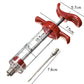 Marinade Injector Syringe With Needle