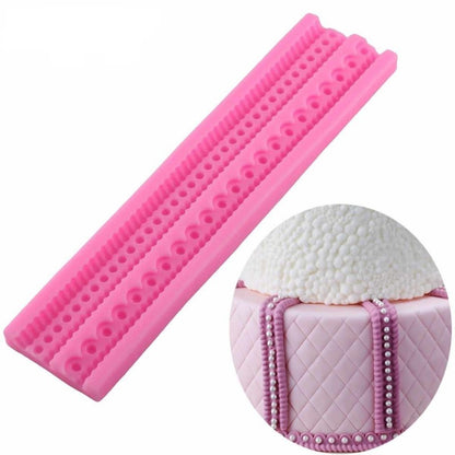 SILICON HEMP ROPE PEARL FONDANT MOLD