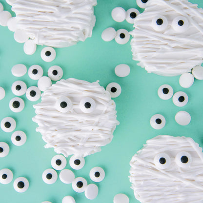 White Small Eyesballs Candy Sprinkle Confetti