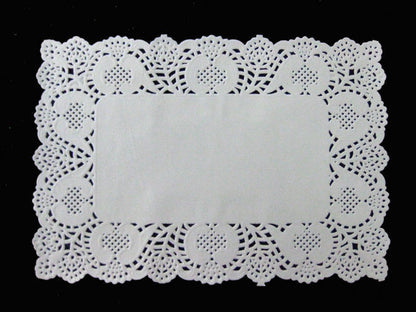 Grade Doilies Paper Rectangular White 250pcs