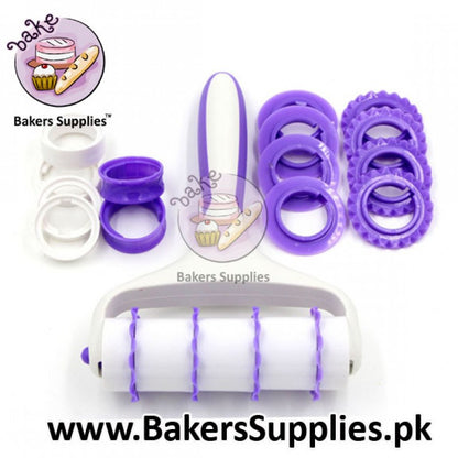 FONDANT RIBBON CUTTER EMBOSSER SET