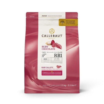 Callebaut Ruby Chocolate Callets