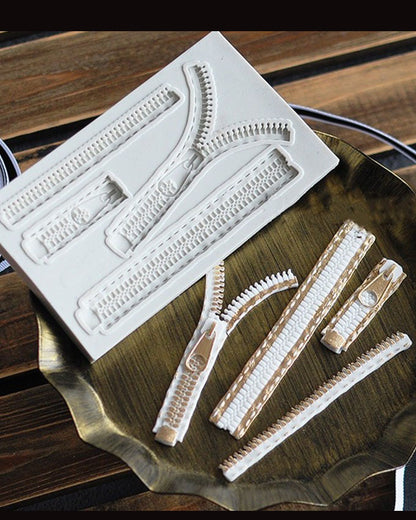 SILICON ZIPPER FONDANT MOLD