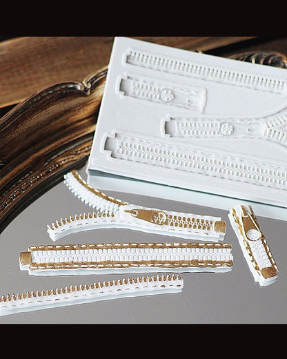 SILICON ZIPPER FONDANT MOLD