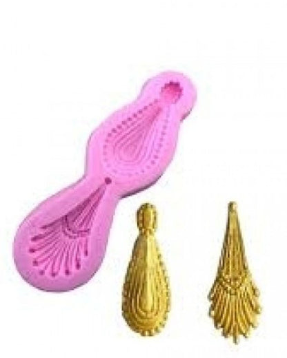 SILICON GEMS EARRINGS FONDANT MOLD