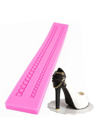 SILICON GOLD CHAIN FONDANT MOLD