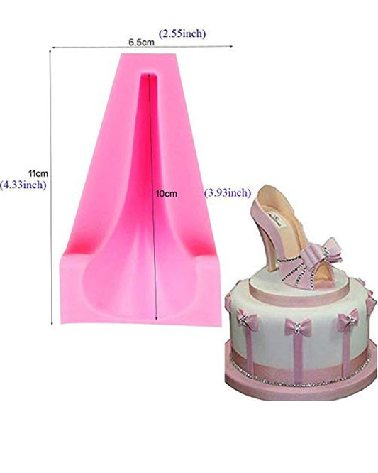 SILICON LARGE HEEL FONDANT MOLD