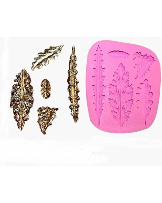 SILICONE LEAVES FONDANT MOLD