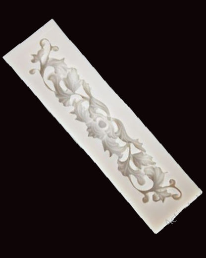 SILICON SYMMETRICAL FLOWER LACE FONDANT MOLD