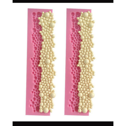 SILICON GALAXY BEAD FONDANT MOLD