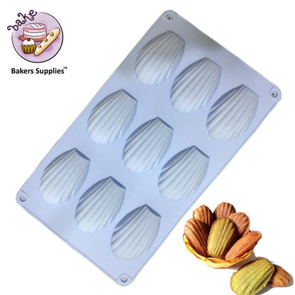 Silicon Madeleine Pan Size 10″ x 7″