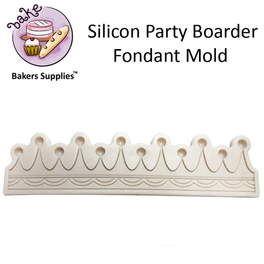 Silicon Party Boarder Fondant Mold