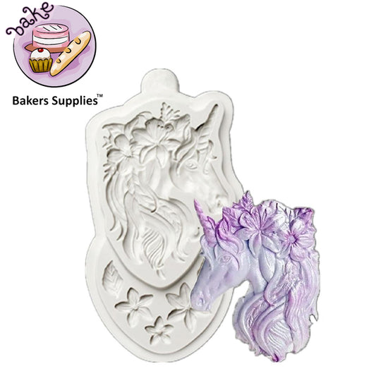 Silicon Unicorn Style Fondant Mold