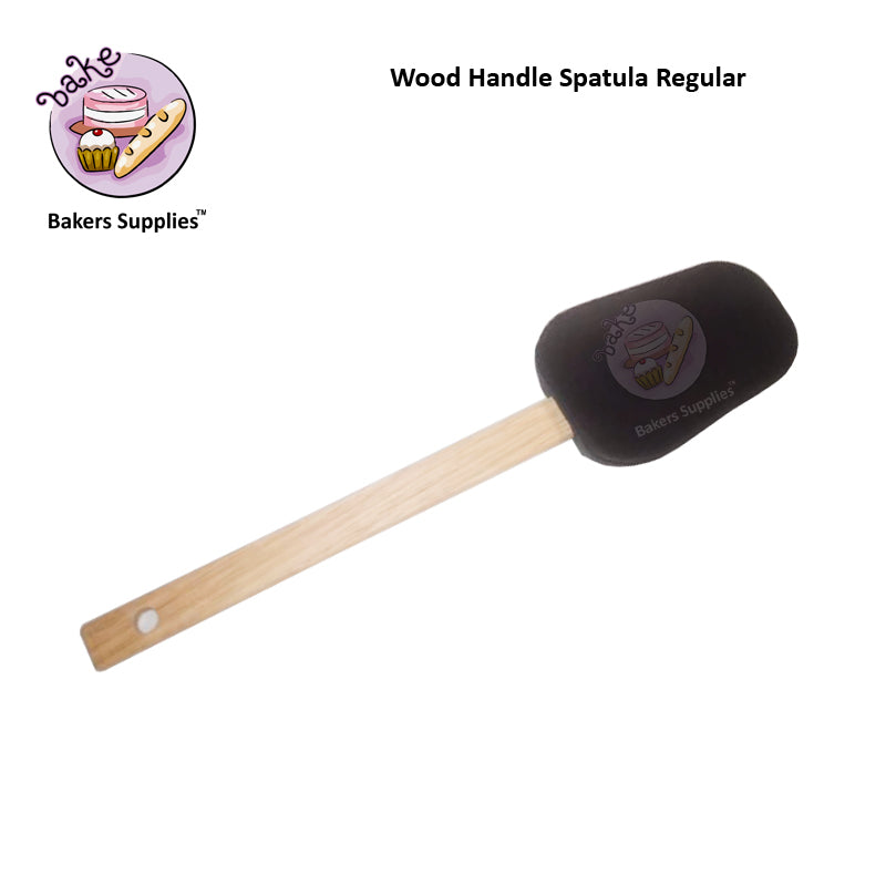 Wood Handle Spatula Regular