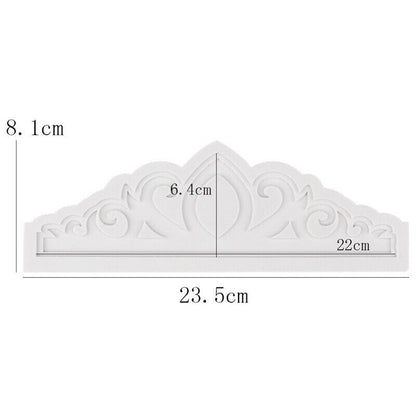 Silicon Princess Crown Design 2 Fondant Mold