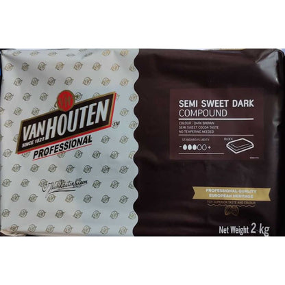 VanHouten Dark Semisweet Compound Chocolate 2 kg