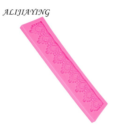 Silicon New Ruffle Boarder Fondant Lace Mold