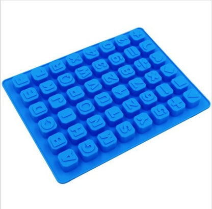 48 Cavity Alphabetical Numerical Silicone Mold