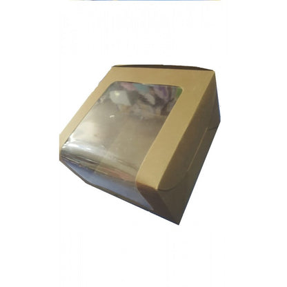 FOUR SERVING CUPCAKE BOX 4" Hight