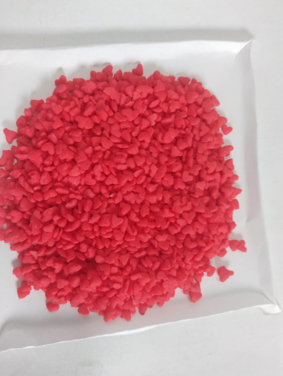 3mm Mini Hearts Red Sprinkles Confetti