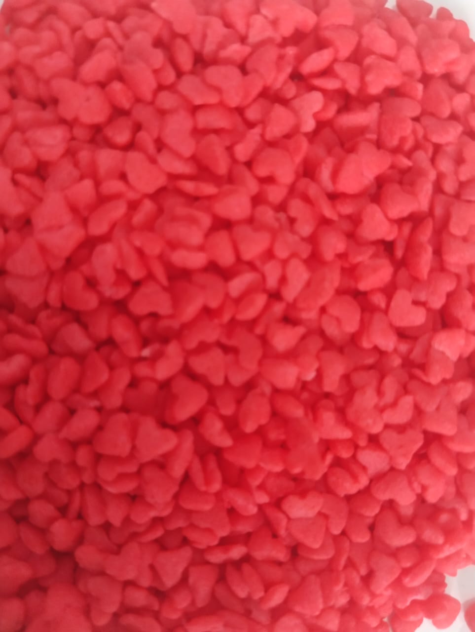 3mm Mini Hearts Red Sprinkles Confetti