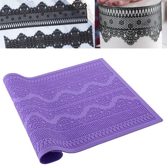 Large Cake Lace Silicon Mat Bakers Supplies