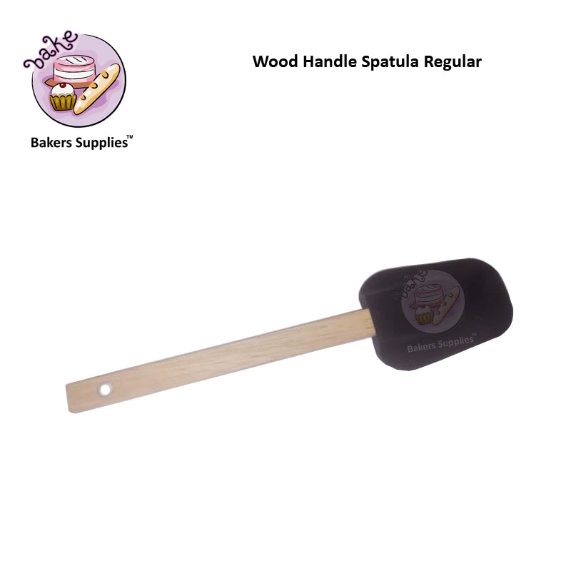 Wood Handle Spatula Regular