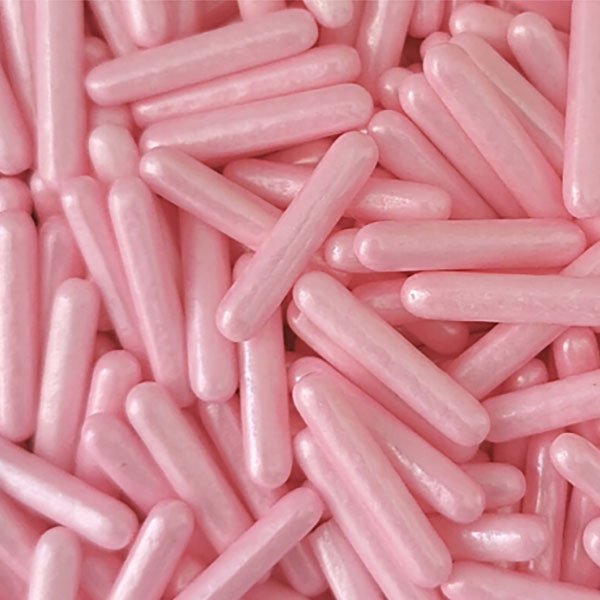 Metallic Pink Rods Sprinkle Confetti – Bakers Supplies